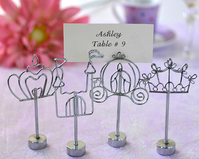 Wedding Place Card Holder on Fairy Tale Wedding Theme Table Place Card Holders