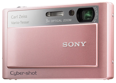 pink sony cyber shot digital camera